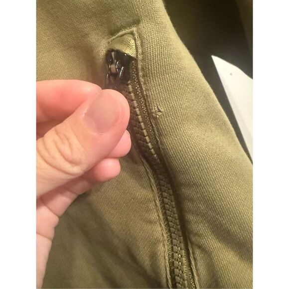 Jordan Olive Green 23 Engineered Fleece Drawstring Pullover Hoodie Size XS - Picture 3 of 6